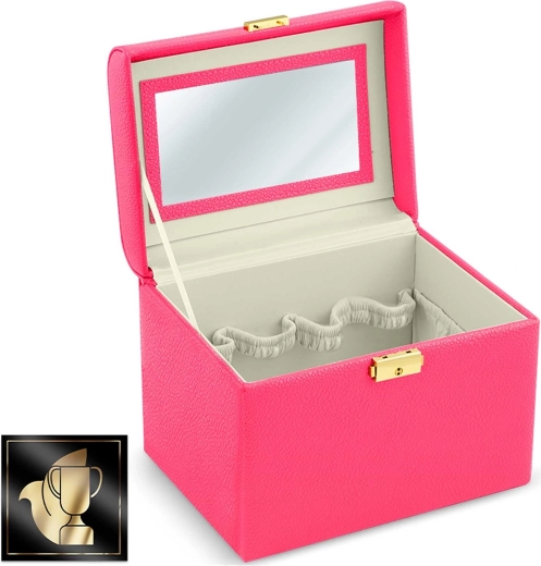 Wbudowane lusterko do szybkich poprawek gdziekolwiek