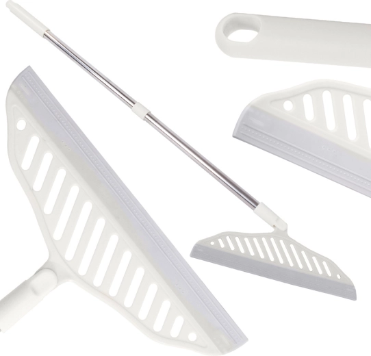 Uniwersalna ściągaczka do podłóg i okien z obrotowym kijem