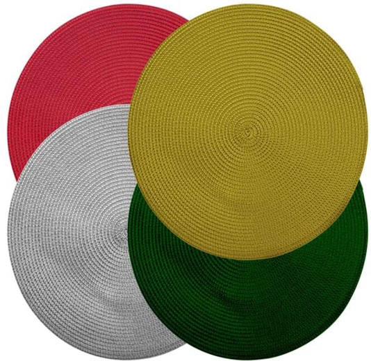 Tkane podkładki TORO 36 cm – mix kolorów