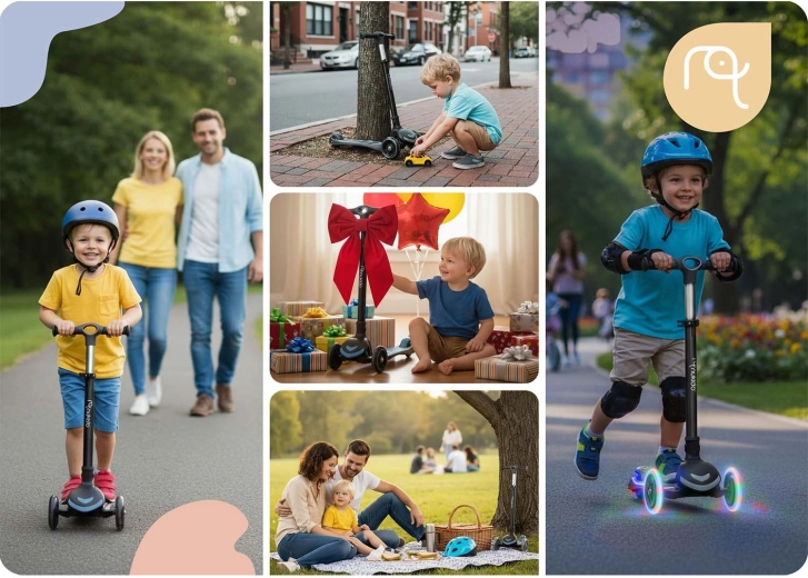 Kółka LED bez baterii