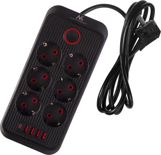 6 gniazd dla maksymalnej elastyczności