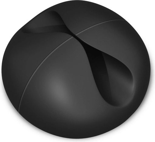 Maxlife organizer na kable 3×1, czarny