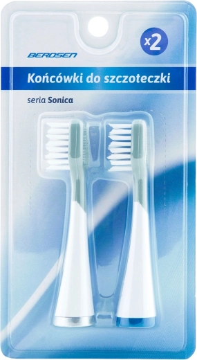 Wymienne główki do szczoteczki sonicznej Berdsen, 2 szt.