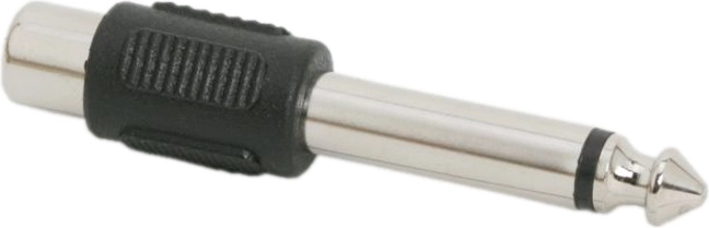 Redukcja RCA gniazdo na wtyk jack 6,3 mm mono