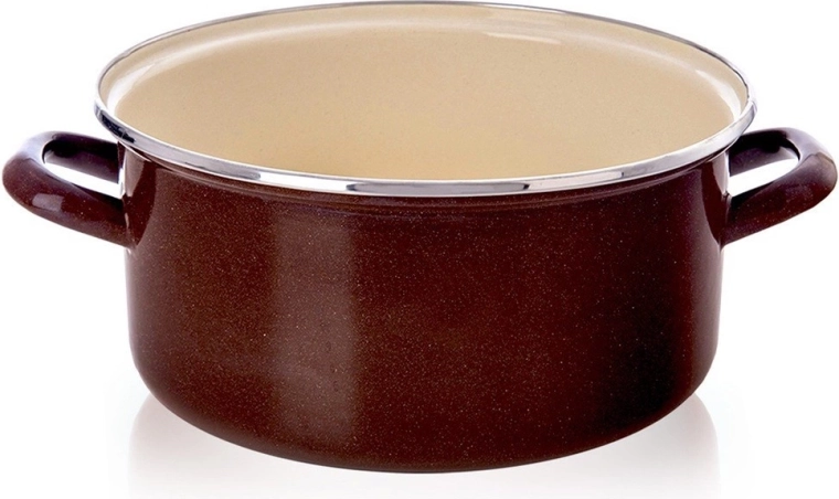 Emaliowany garnek Brown 24 cm, 4 l