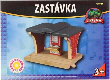 Maxim Drewniany przystanek kolejowy