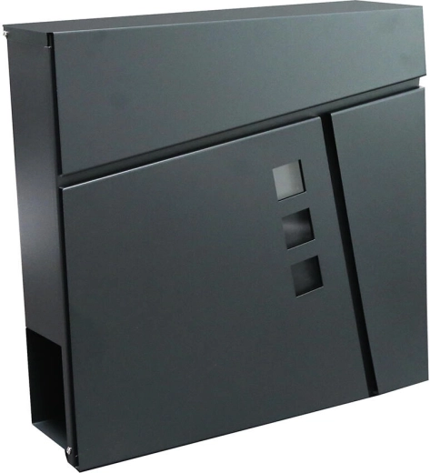Skrzynka pocztowa TILES antracyt 370 × 370 × 105 mm