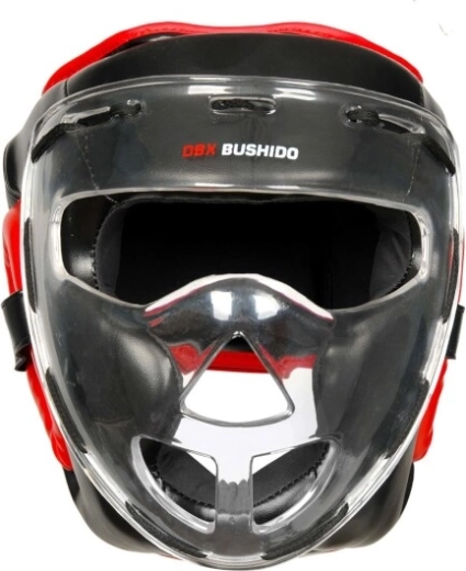 Pełna ochrona twarzy z przezroczystą osłoną