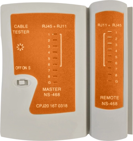 Tester RJ45/RJ11 z sygnalizacją LED