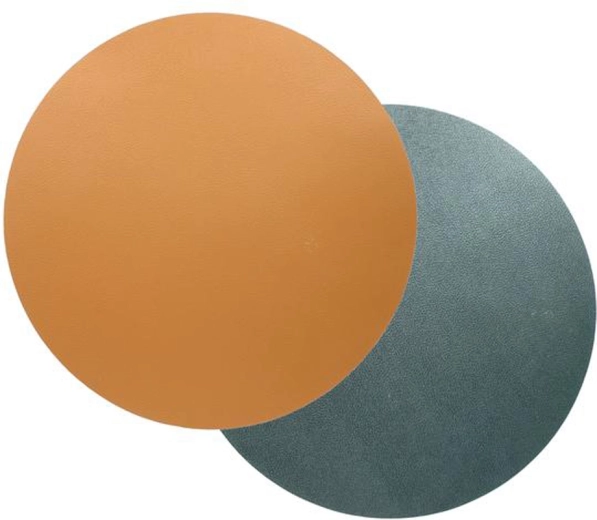 Dwukolorowa podkładka TORO 38 cm brązowa/czarna