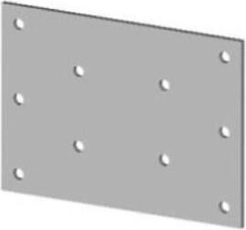 Płyta łącząca 100 × 70 mm, stal ocynkowana