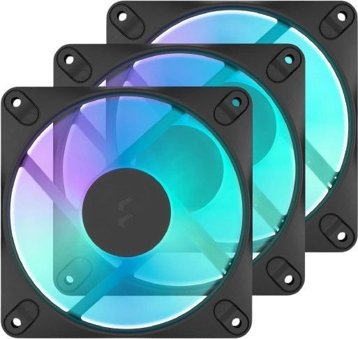 Fractal Design Dynamic X3 GP-12 RGB czarny wentylator 120 mm - 3 szt.