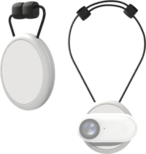 Magnetyczny uchwyt na szyję Puluz do Insta360 GO 3/GO 3S, biały - 1 szt.