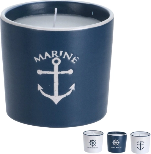 Dekoracyjna świeczka SEA w ceramicznym naczyniu