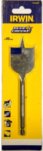 Płaski wiertło do drewna 40 mm IRWIN Blue Groove