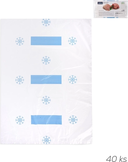 Woreczki do mrożenia Extra 40 × 30 cm, 40 szt.