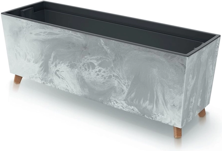 Skrzynka Urbi Case efekt betonu 77 cm z nóżkami
