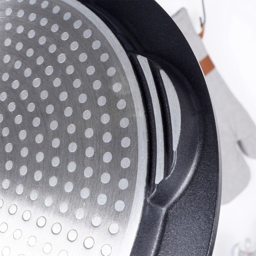 Szybkie rozprowadzanie ciepła i dno indukcyjne