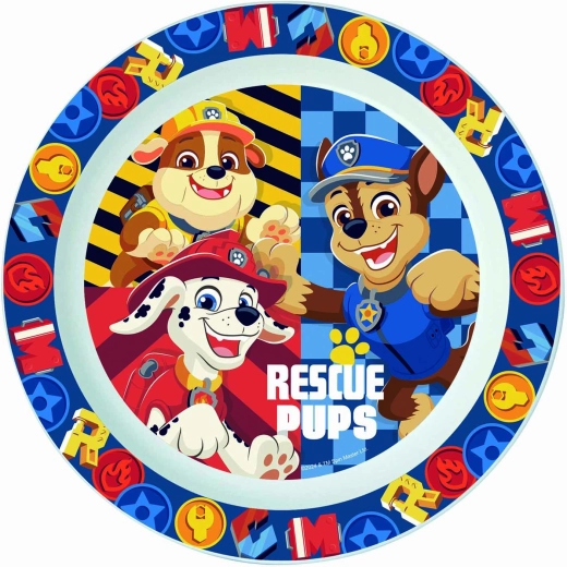 Plastowy talerz Paw Patrol 22 cm
