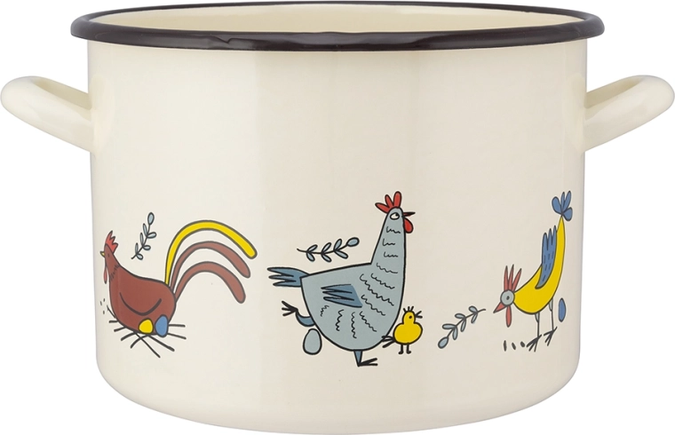 Klasyczny garnek z pokrywką Kurki 5,8 l, 22 cm