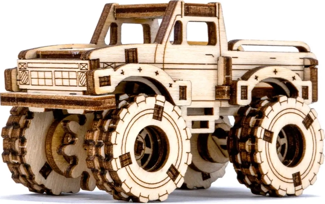 Drewniane puzzle 3D Monster Truck – Model 4