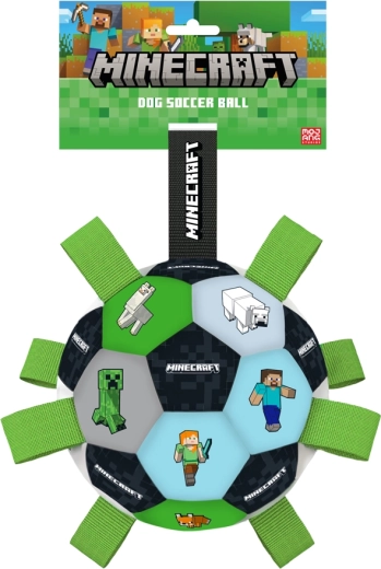 Piłka dla psów Minecraft z wypustkami i paskami
