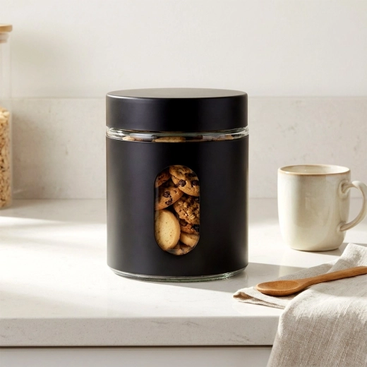 Wytrzymałe szkło i stylowa czarna osłona