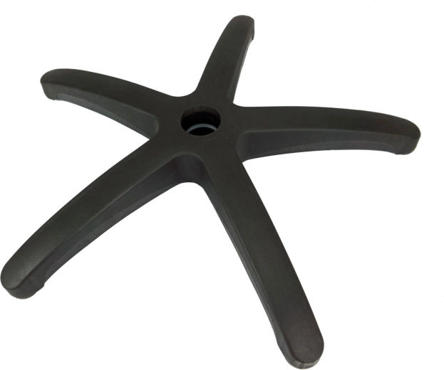 Nylonowa podstawa krzyżakowa do krzesła biurowego, czarna, 64 cm