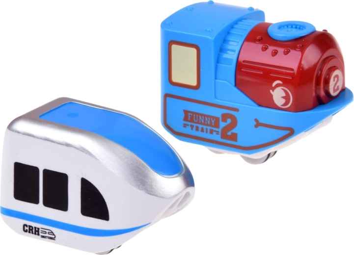 2 pociągi na akumulator z ładowaniem przez USB
