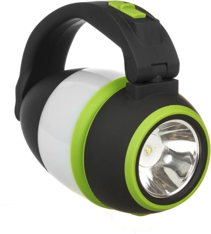 Wielofunkcyjna lampa LED pełniąca funkcję latarki, lampy kempingowej i stołowej