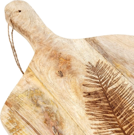 Elegancki grawer liścia do stylowego serwowania