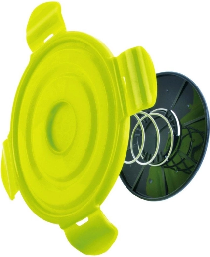 Szczelna pokrywka z 4 klipsami i silikonową uszczelką