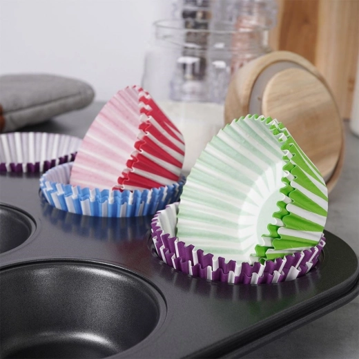 72 kolorowe papilotki w zestawie