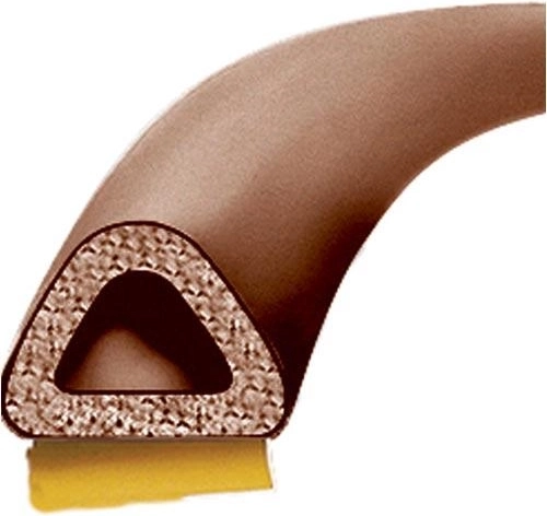 Uszczelka do okien i drzwi D 9 × 8 mm, brązowa, 100 m
