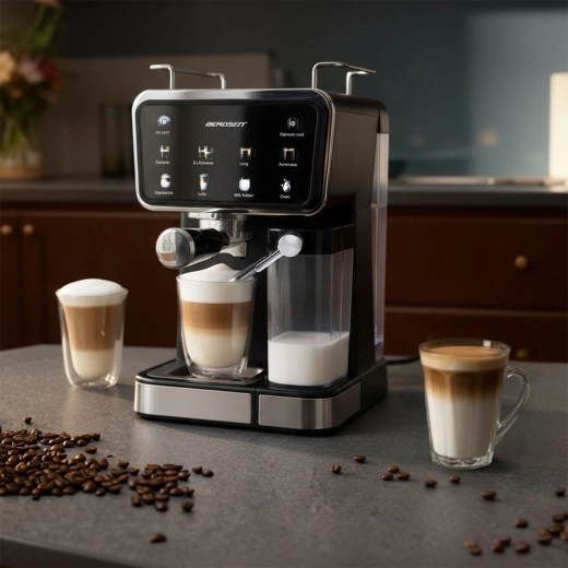 Perfekcyjna mleczna pianka i napoje na lodzie