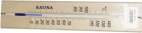 Drewniany termometr do sauny 27 cm na ścianę