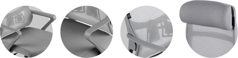 Oddychające oparcie i podparcie lędźwi