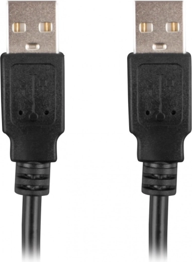 Kabel USB-A M/M 2.0 1,8 m czarny