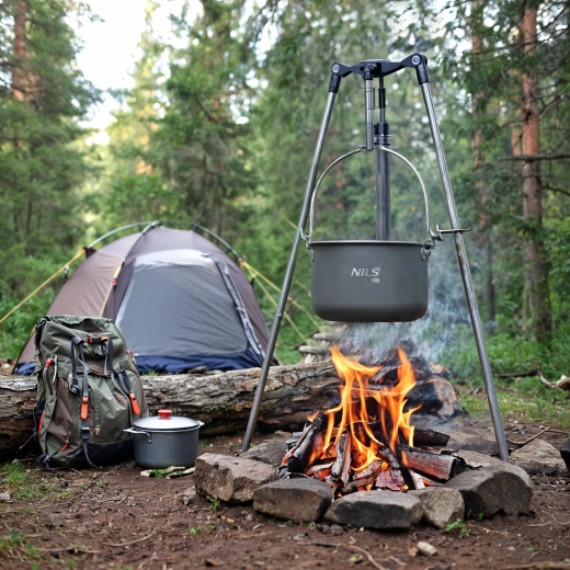 Gotowy na ognisko i kuchenkę