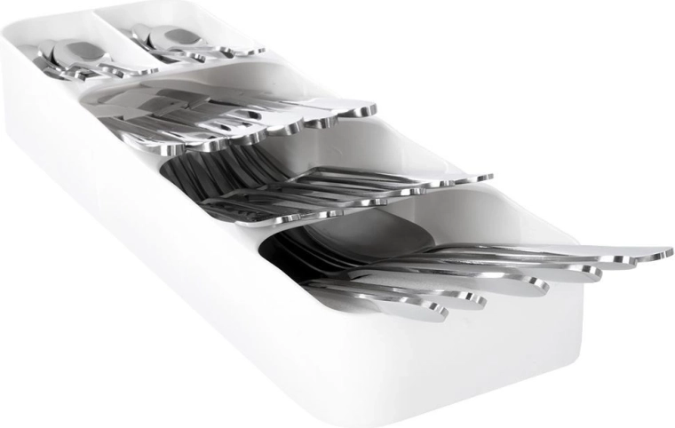 Pięć przejrzystych przegródek