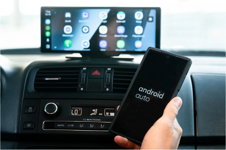 Bezprzewodowe Apple CarPlay i Android Auto