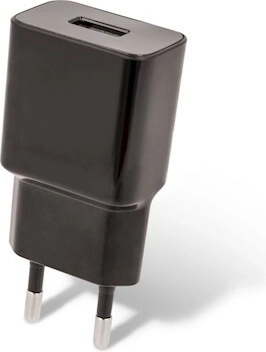 Maxlife sieciowa ładowarka USB 1A czarna