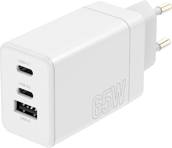 Trzy porty do jednoczesnego zasilania