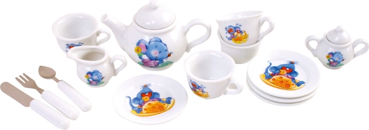 Porcelanowy serwis na dziecięce przyjęcie herbaciane