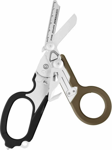 Wielofunkcyjne nożyczki ratownicze Leatherman Raptor Rescue Black-Coyote z etui