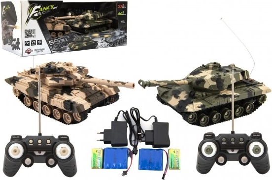 Bitwa czołgowa Modele RC z ładowanym pakietem