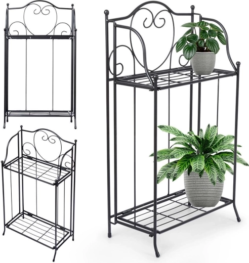 Dwupoziomowe przechowywanie dla większej liczby roślin