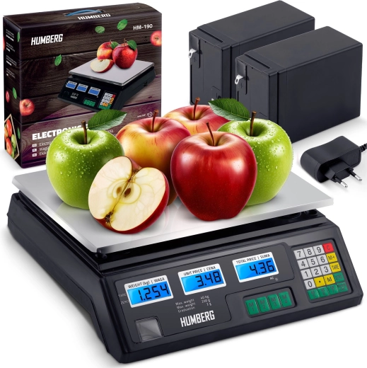 Elektroniczna waga handlowa 40 kg HUMBERG HM-190