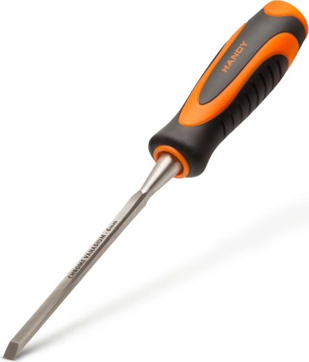 Dłuto do drewna 6 mm z metalowym końcem do pobijania