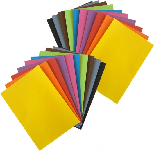 Papier kolorowy A4 – zestaw 20 arkuszy